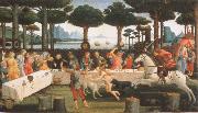Sandro Botticelli workshop picture out of the series the story of the Anastasius degli Onesti oil painting artist
